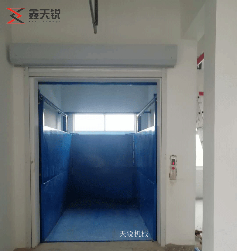 来宾上货专用导轨式升降货梯